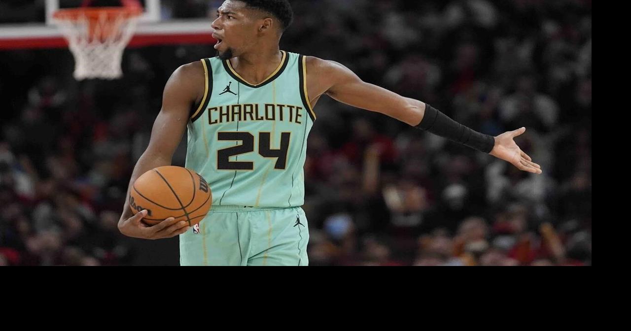 Charlotte's Brandon Miller sprains left ankle, will not return against the 76ers