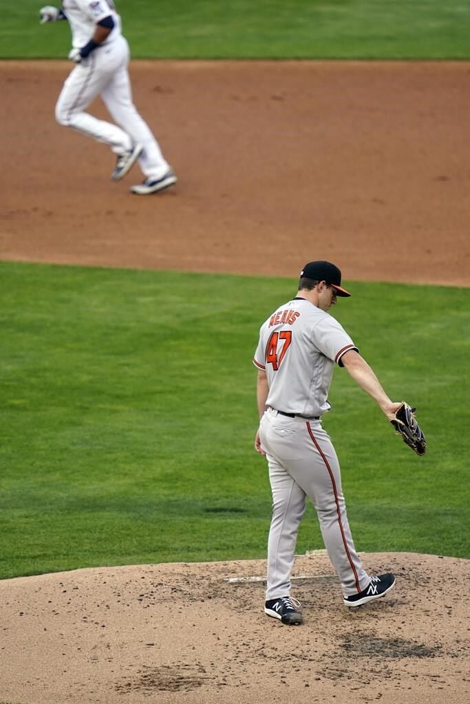 Twins' 6-run rally in 8th beats Orioles 8-3 after delay