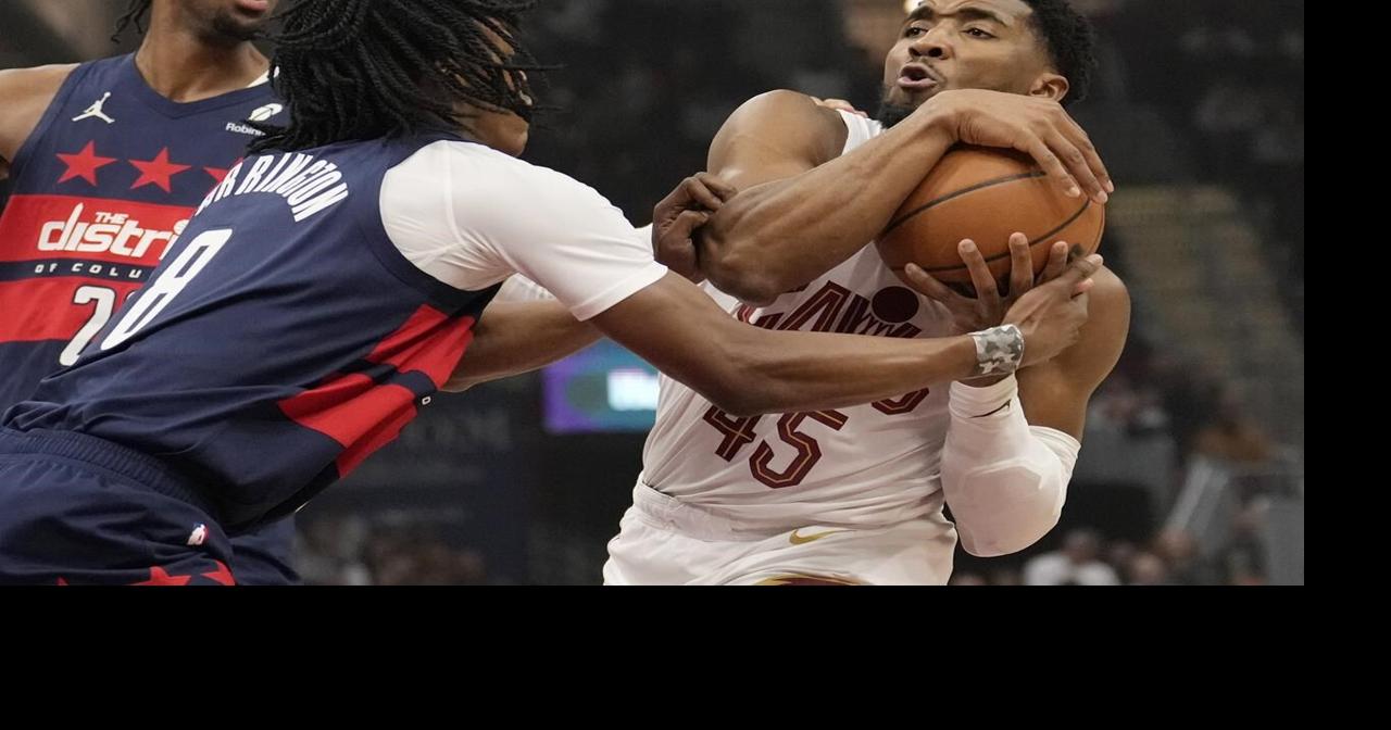 Darius Garland scores 24 points for NBA-leading Cavaliers in 115-105 victory over Wizards