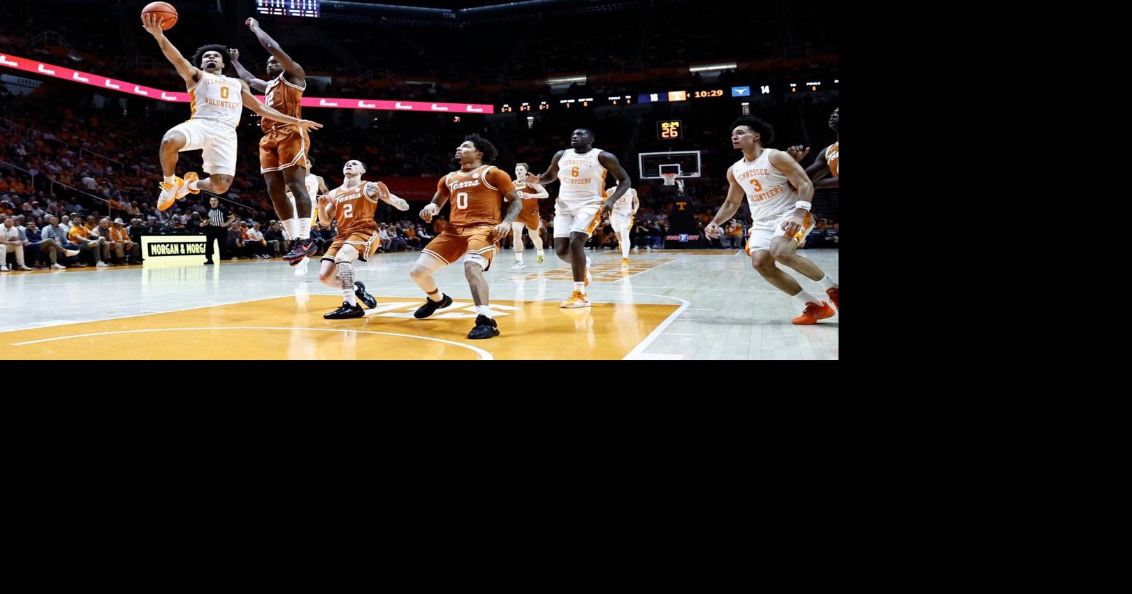 Ja’Kobi Gillespie scores 34 in No. 21 Tennessee’s 85-71 win over Texas