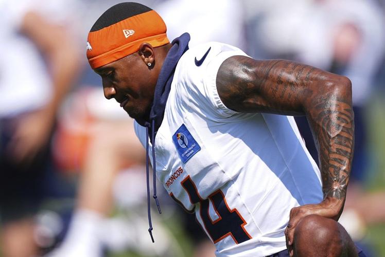 Receiver Courtland Sutton agrees to 4-year, $92 million extension with Broncos, AP source says