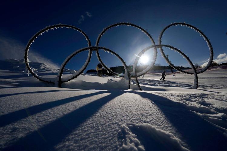 Anneaux Olympiques Milan-Cortina 2026 - Diamètre 200mm (Medium) - Neuf - Fabriqué En France