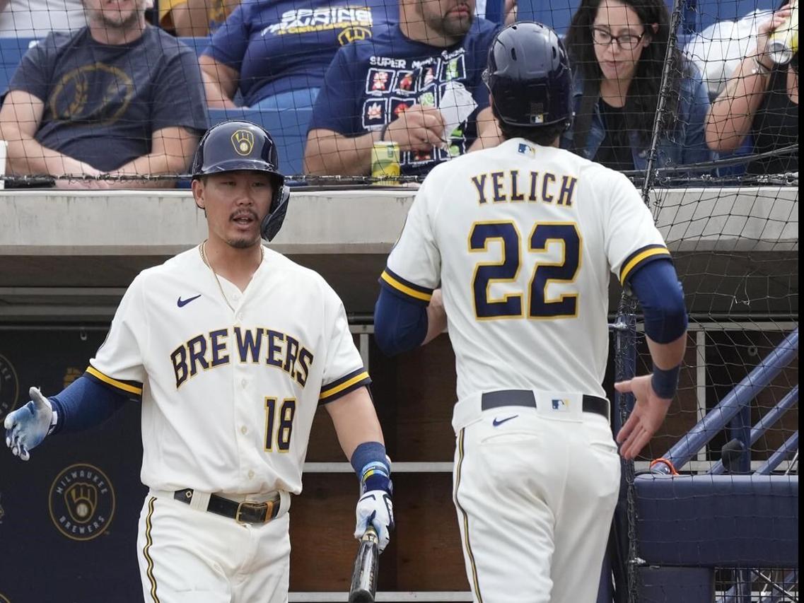 Brewers' infielder Keston Hiura sent outright to Triple-A