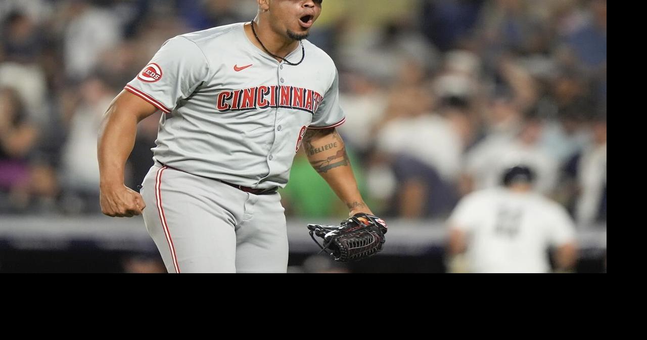 Judge grounds into pivotal double play as Reds hold off slumping Yankees 3-2 behind Abbott and 'pen