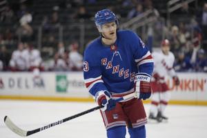 Fox has the go-ahead goal and Miller scores twice to help Rangers rally past Penguins 5-3
