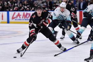 Thompson, Quinn score in shootout to give Sabres 3-2 win over Kraken