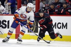 Hurricanes avoid major injury for DeAngelo and close in on getting Pesce back for Rangers series