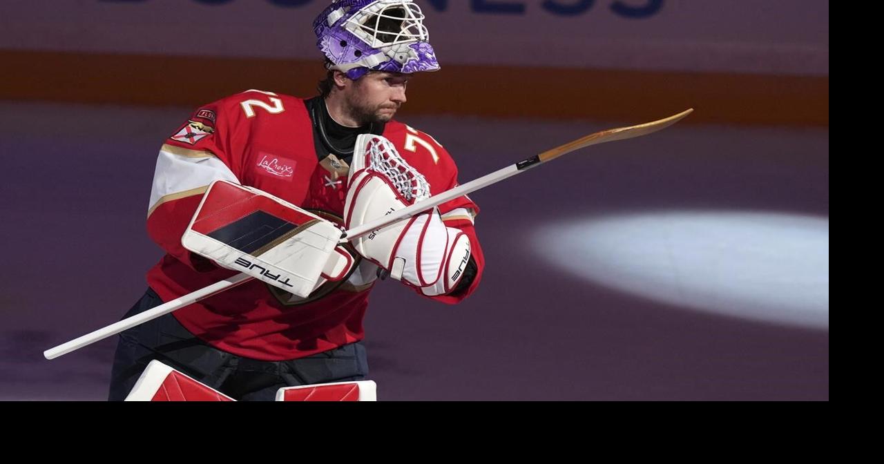With Bobrovsky and his wife expecting a baby, Panthers recall Driedger from AHL's Charlotte