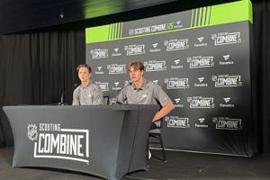 Victor Eklund's persistence won out, as he and Swedish teammate Anton Frondell enter NHL draft