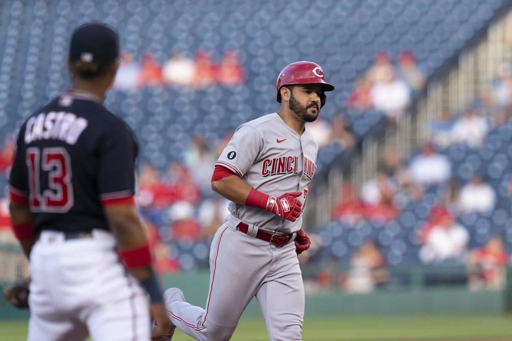 Reds beat Nats 3-0 after Washington wins suspended game 5-3