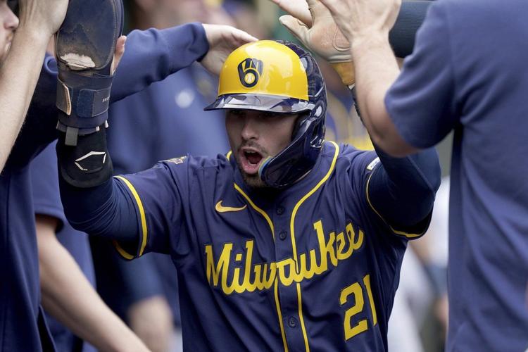 Durbin and Turang hit back-to-back doubles in the 8th to help the Brewers top the Pirates