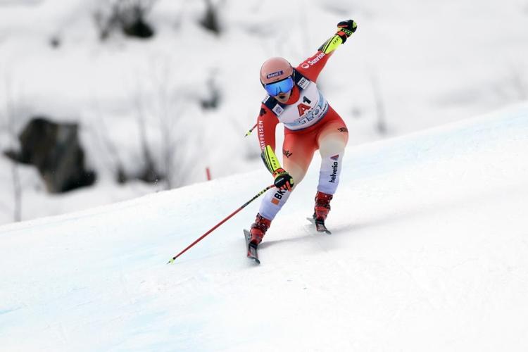 Federica Brignone wins World Cup super-G; Shiffrin sits out