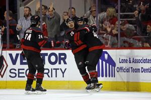 Sebastian Aho and Andrei Svechnikov have 3-point nights to lead the Hurricanes over the Flames 7-2