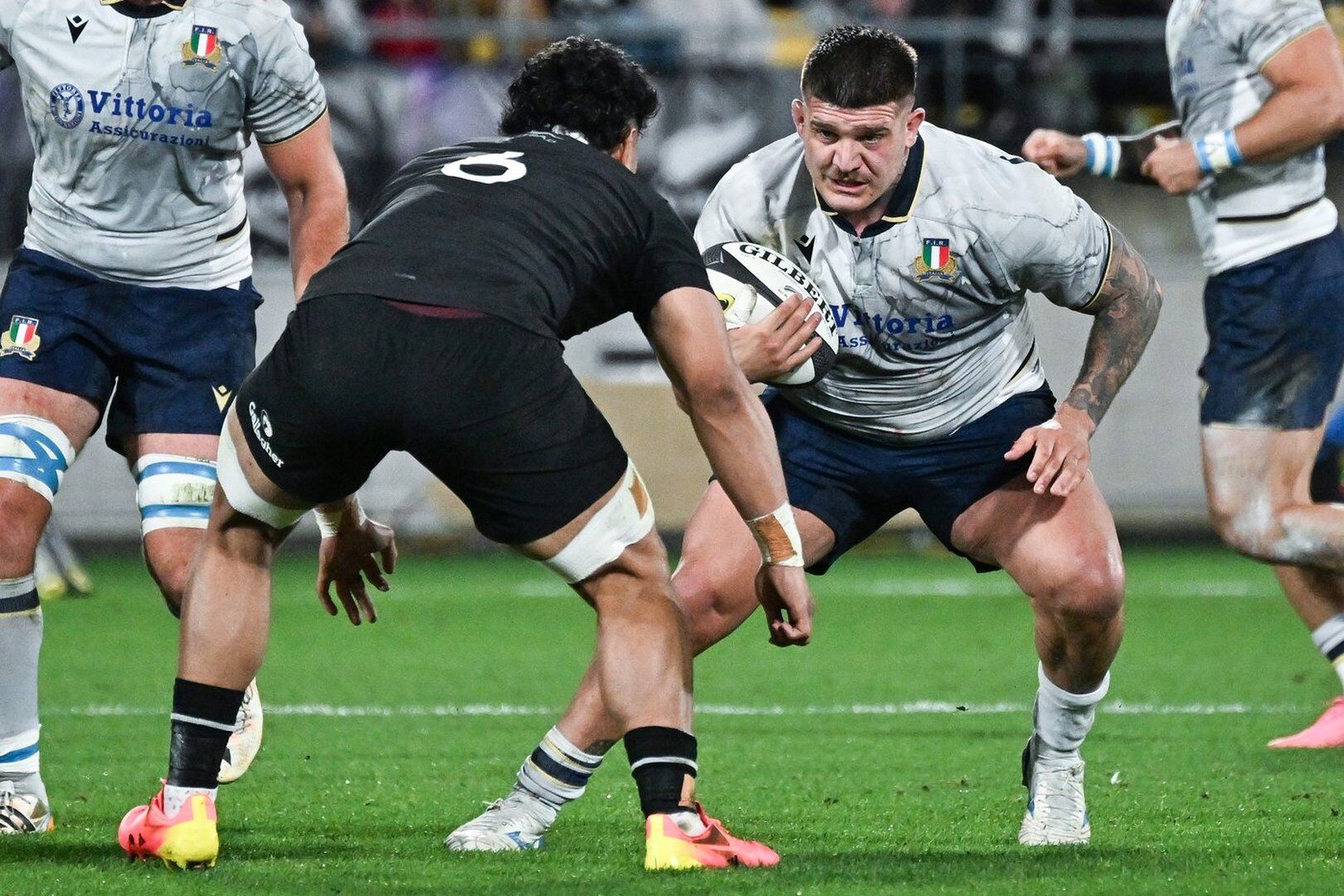 Italy prop Riccioni gets 2-week ban for sideline red card in Nations ...