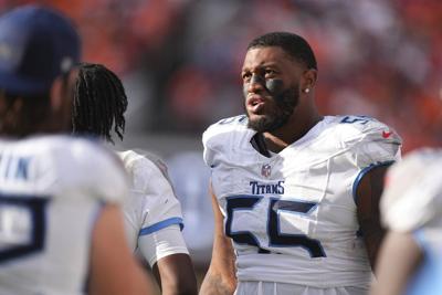 Titans right tackle JC Latham says hip injury will sideline him against the Rams