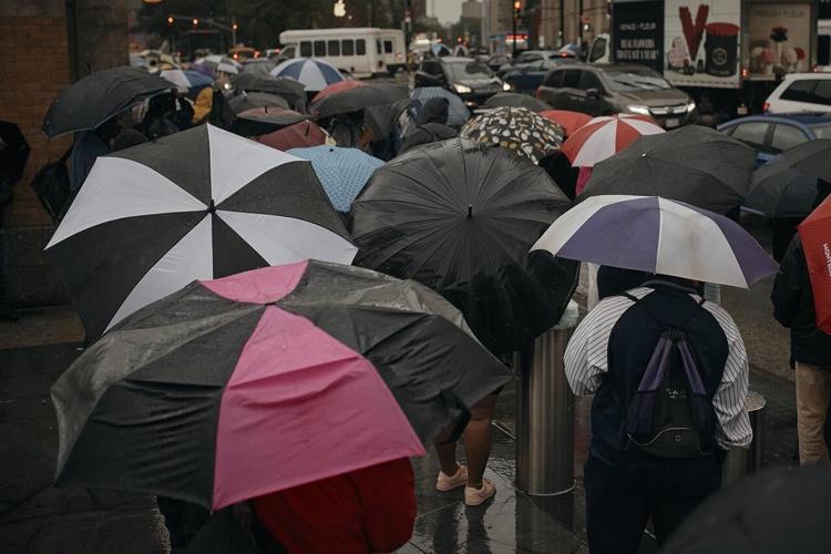 New York City area gets one of its wettest days in decades, as rain ...