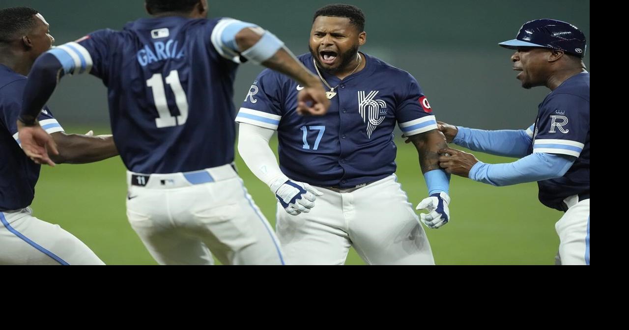 Bobby Witt Jr. ties it in 9th and scores winner, Royals overcome 8-run deficit to beat Mariners 10-9