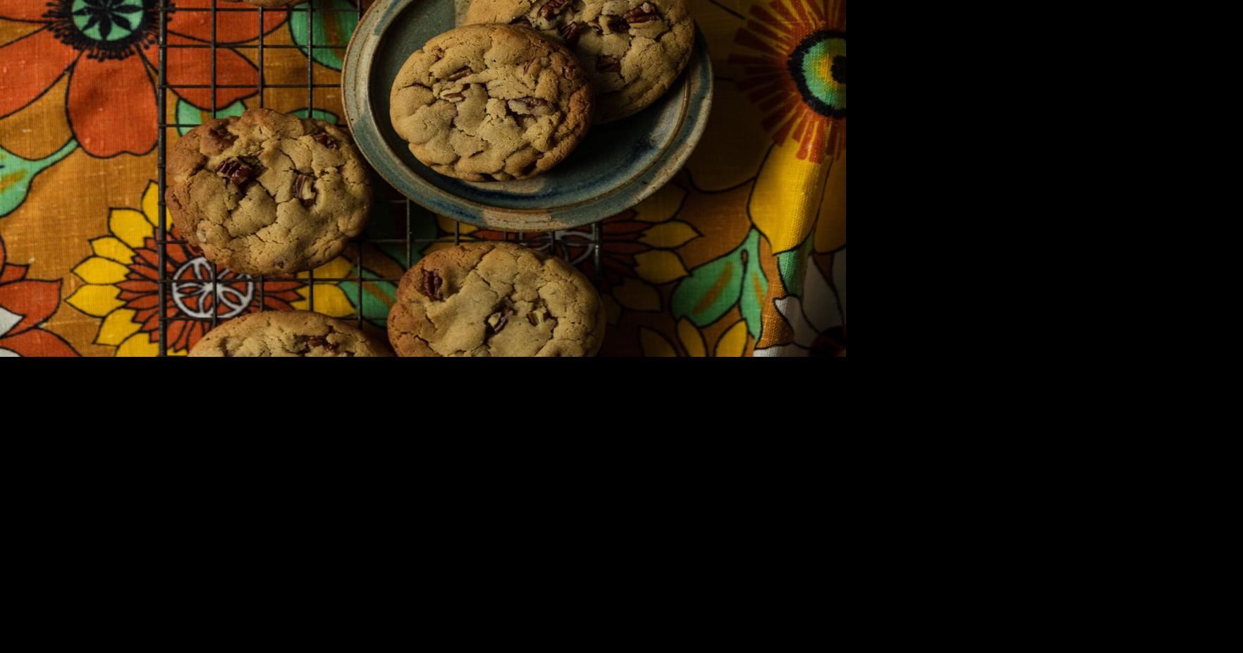 Indulgent and unabashedly sweet butterscotch pecan cookies