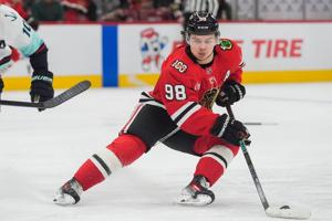 Blackhawks center Connor Bedard returns from right shoulder injury