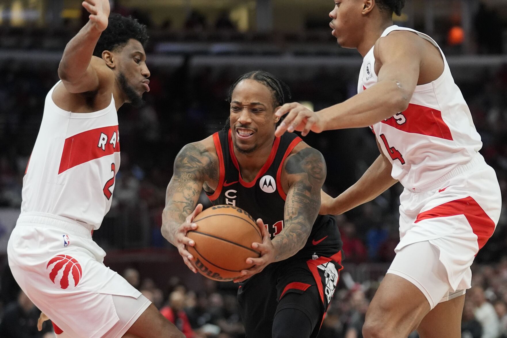 Depleted Raptors snap five game losing streak