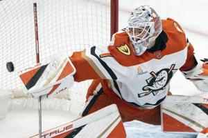 Lukas Dostal's 43 saves and shootout goals from Zegras and Carlsson send Ducks past rival Kings 2-1