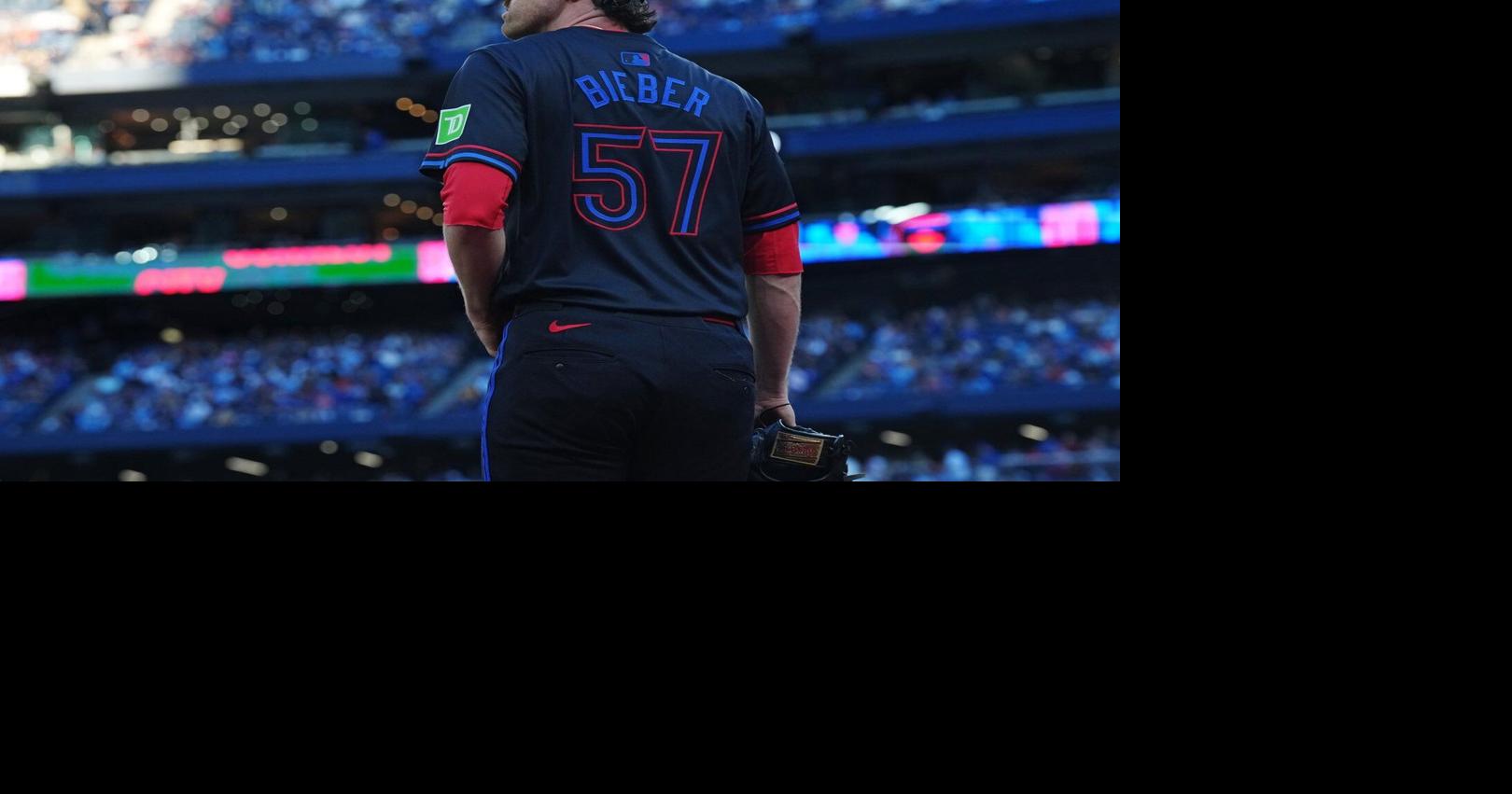 Shane Bieber loves Rogers Centre atmosphere in Toronto debut despite taking loss