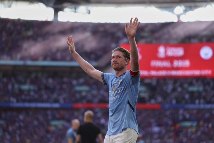 De Bruyne not guaranteed to start his final home game for Man City