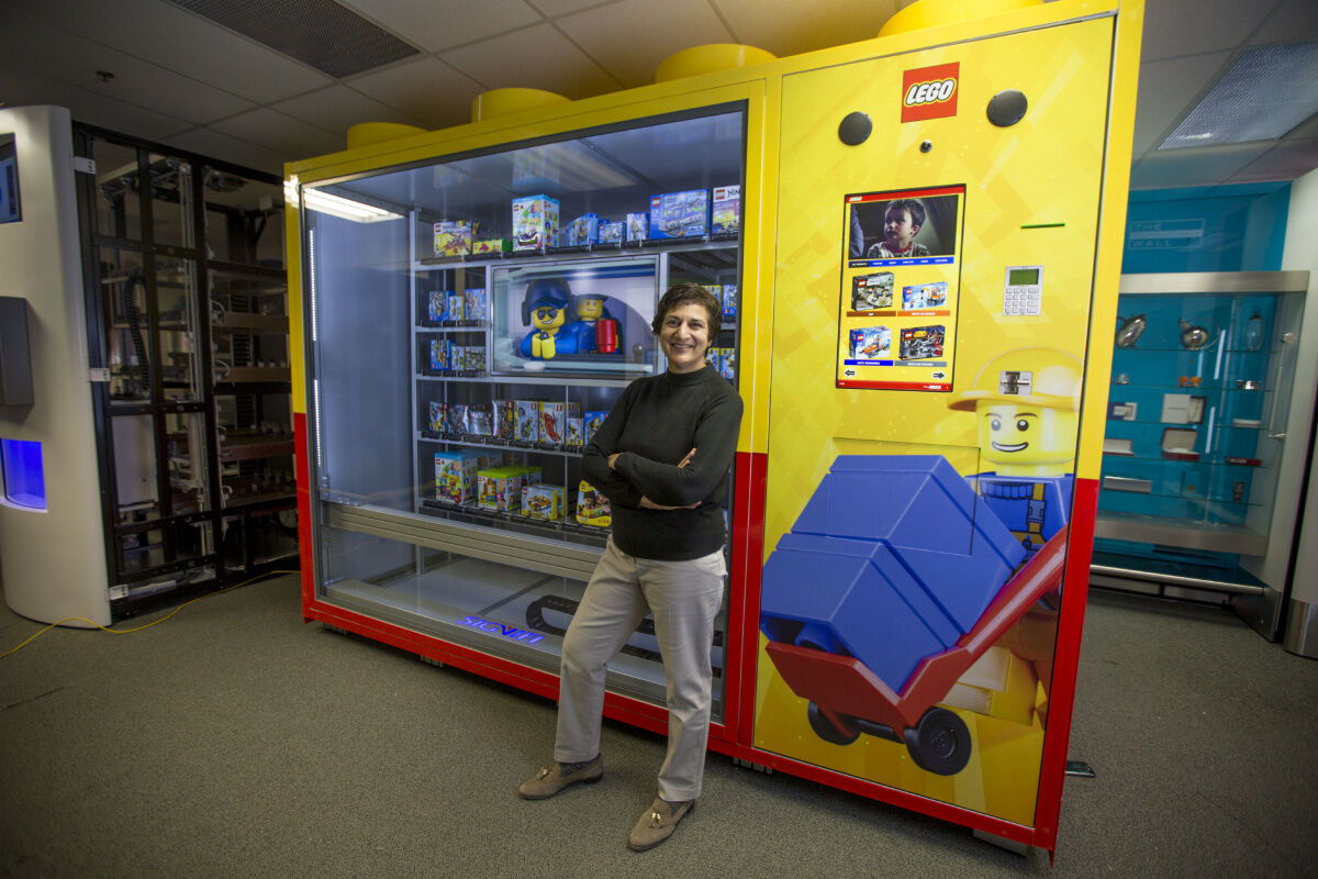 Lego vending discount machine for sale