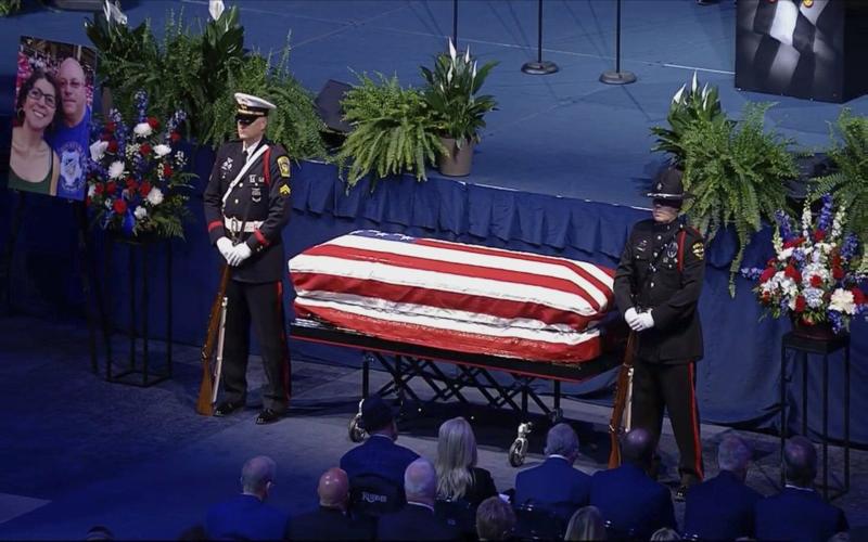 Funeral held for Ohio deputy who authorities say was intentionally run over