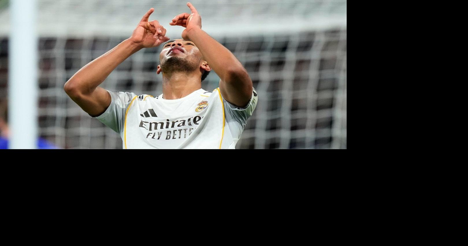 Jude Bellingham sends message to fans with ‘drinking’ celebration after goal in Real Madrid rout