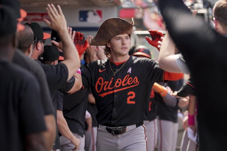 Maverick Handley's first 2 career RBIs help Orioles past Angels 7-3 for series win