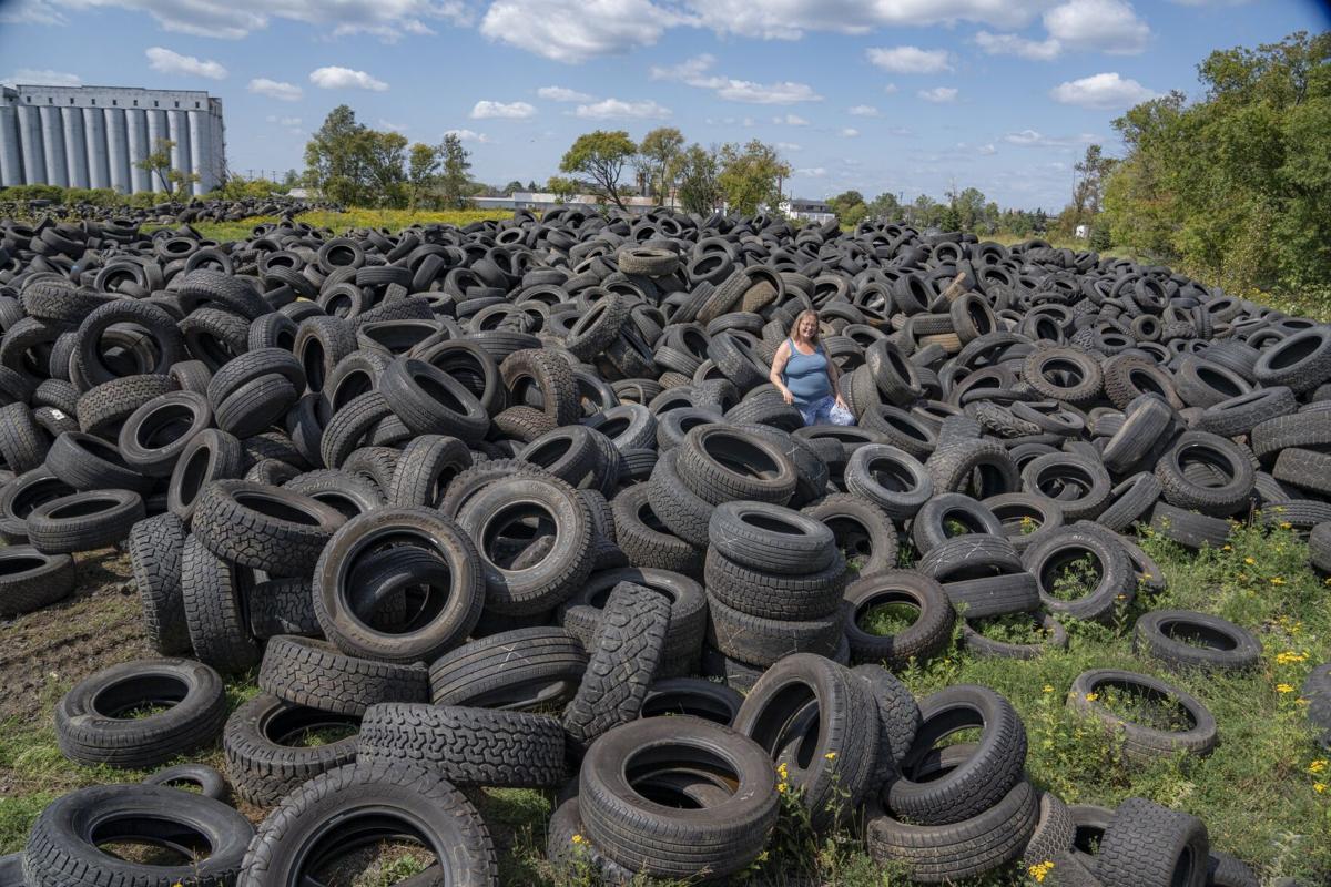This Thunder Bay used tire hauler fears the worst as her stockpile grows amid cuts to recycling targets