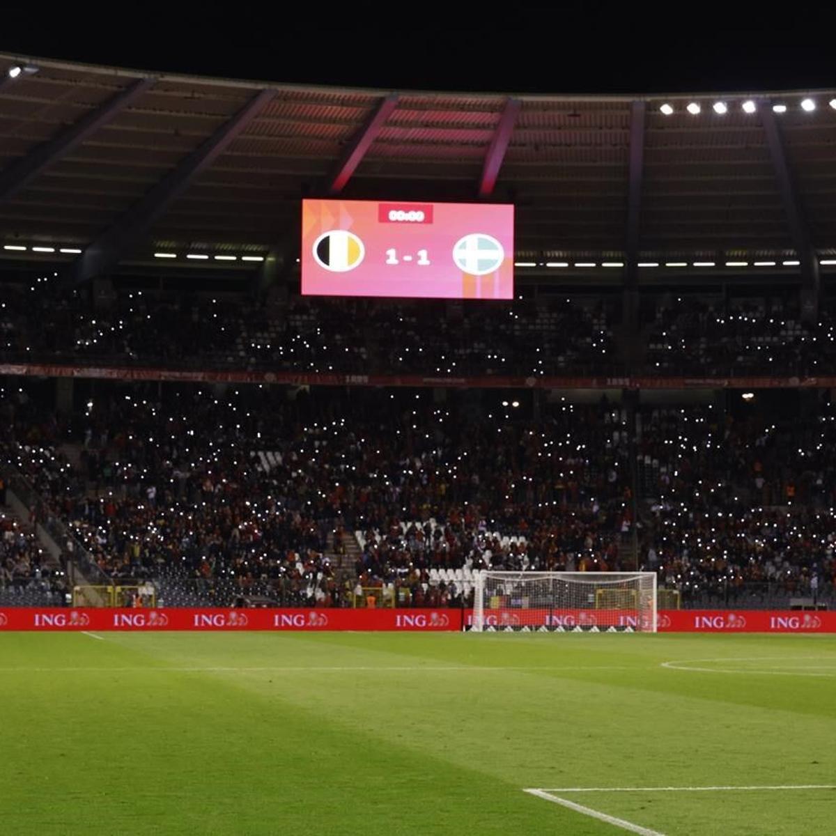 UEFA says result of Belgium-Sweden soccer qualifier will stand after Brussels shooting