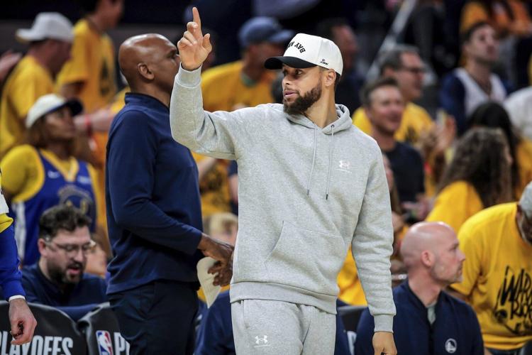 Warriors clear Curry for light on-court work; pre-Game 6 evaluation is next if series is still going