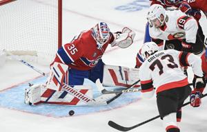 Caufield scores twice, Canadiens beat Senators 4-1