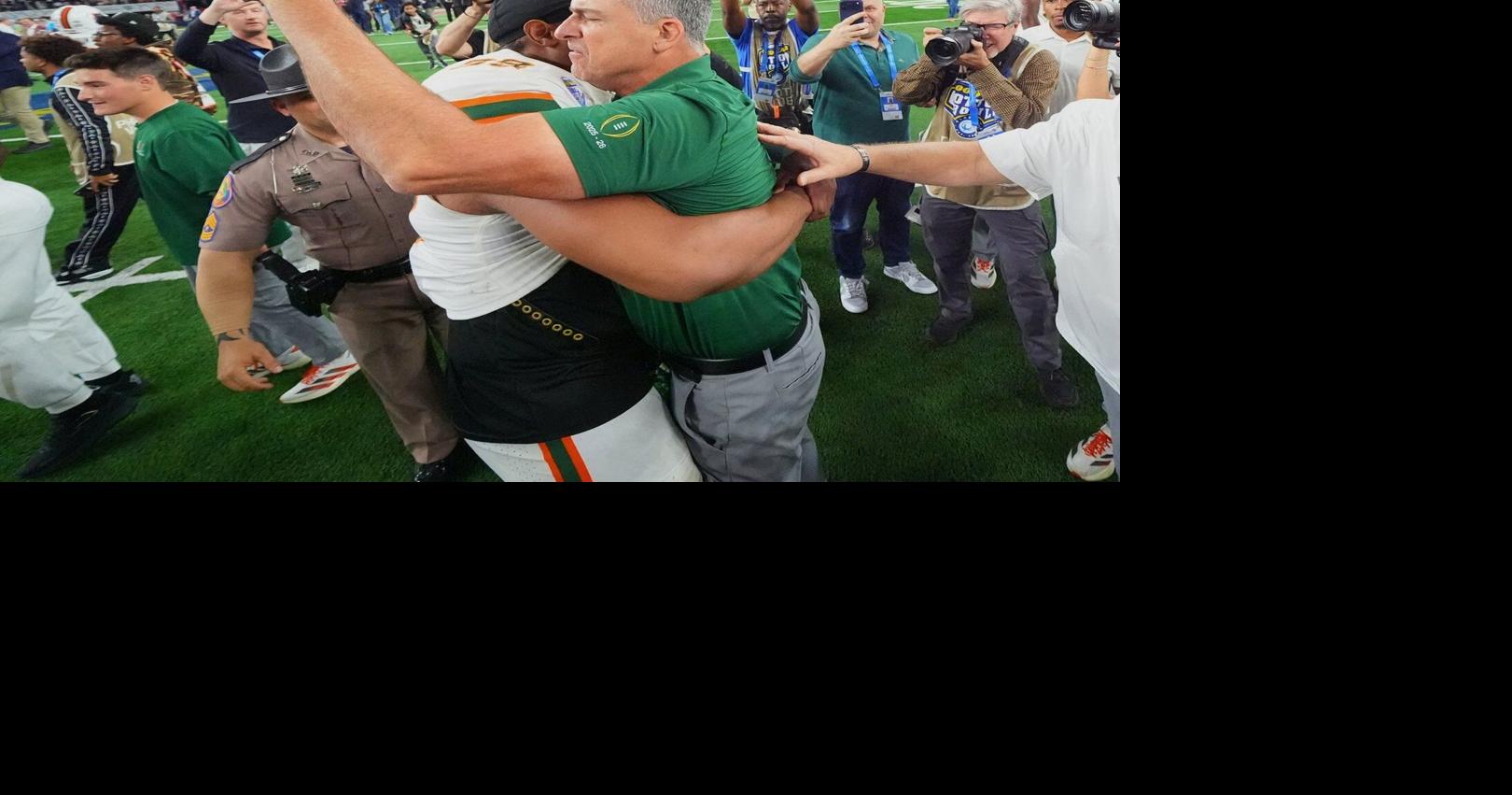 Miami coach Mario Cristobal dismisses hype around his team as he prepares for Fiesta Bowl