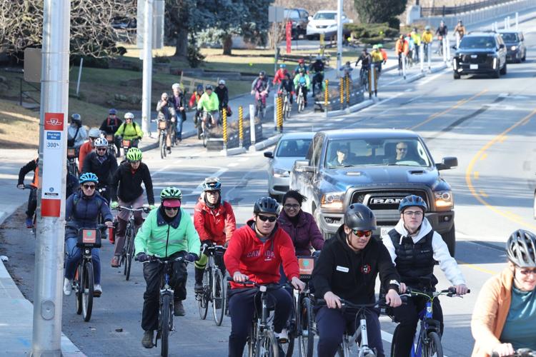 ‘Coldest Day of the Year Ride’ on warm February day