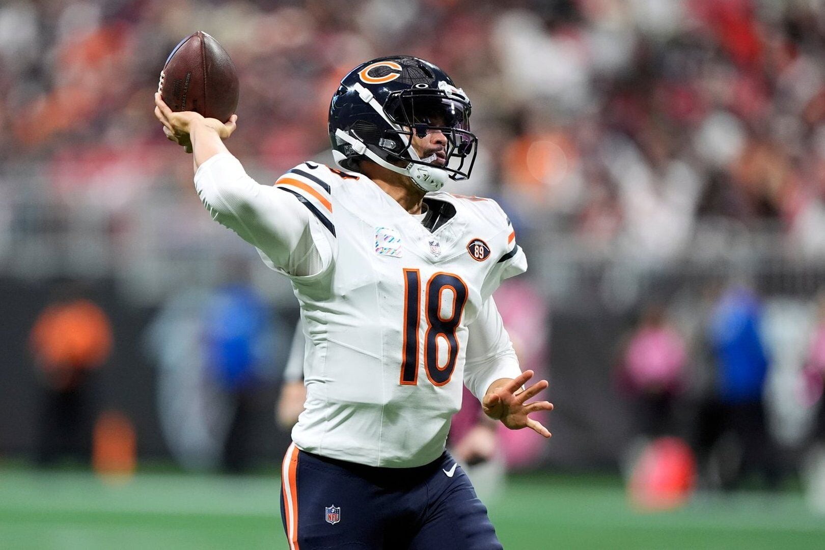 Kaleb Rvers Caleb Williams completes first 12 passes in return after missing 3 ...