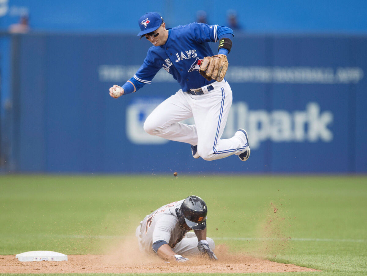 Troy tulowitzki blue top jays jersey