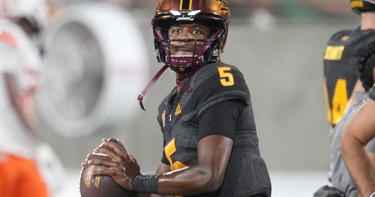 B Rashada Former Georgia, Arizona State quarterback Jaden Rashada heading to ...