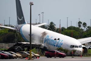 Federal report says pilots weren't warned about wind before Amazon cargo plane crashed in Miami
