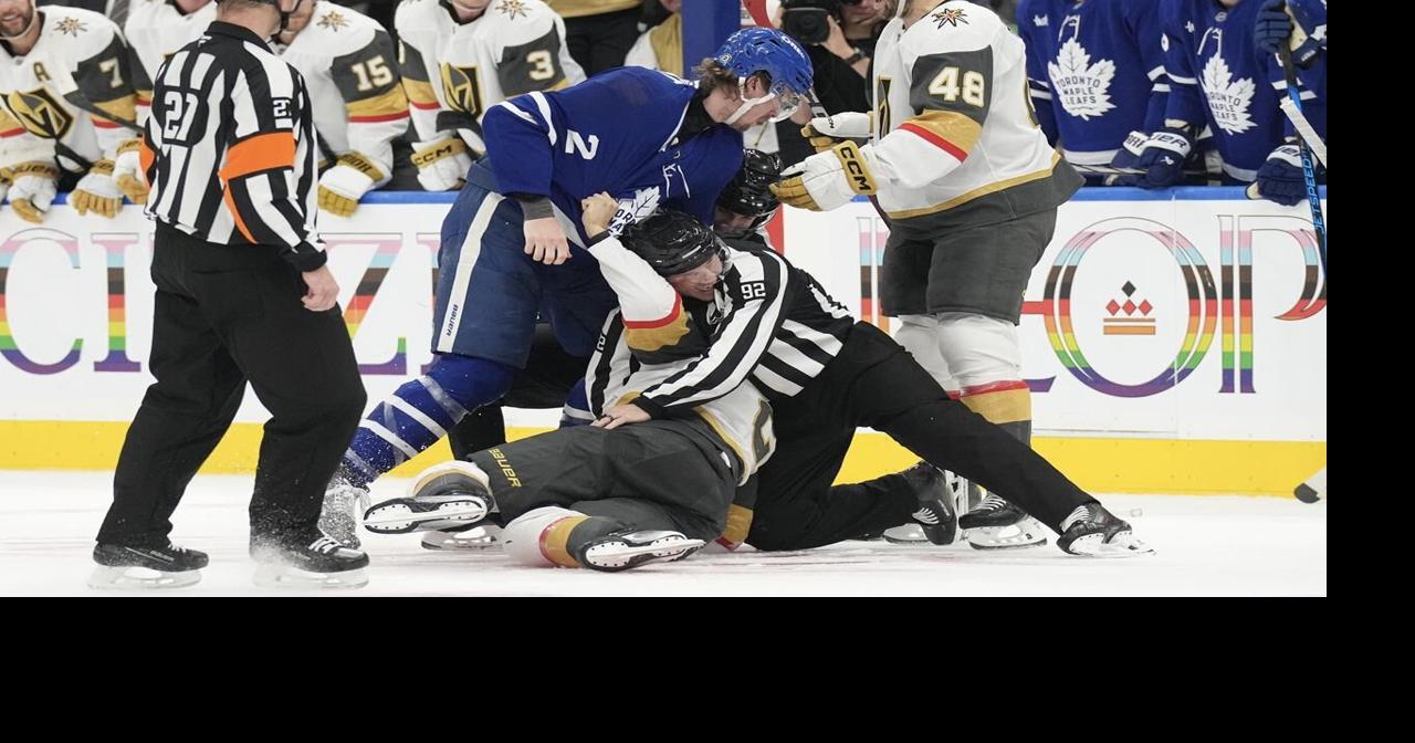 Maple Leafs defeat Vegas Golden Knights but lose Matthew Knies in the process