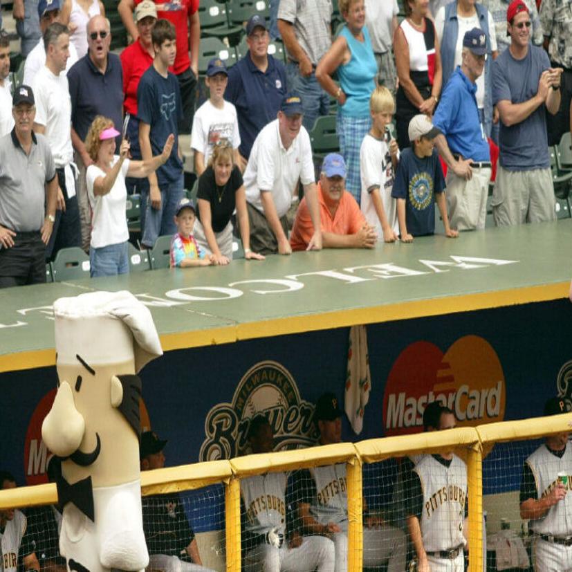 Miller Park Racing Sausages, Milwaukee Brewers Editorial Photo