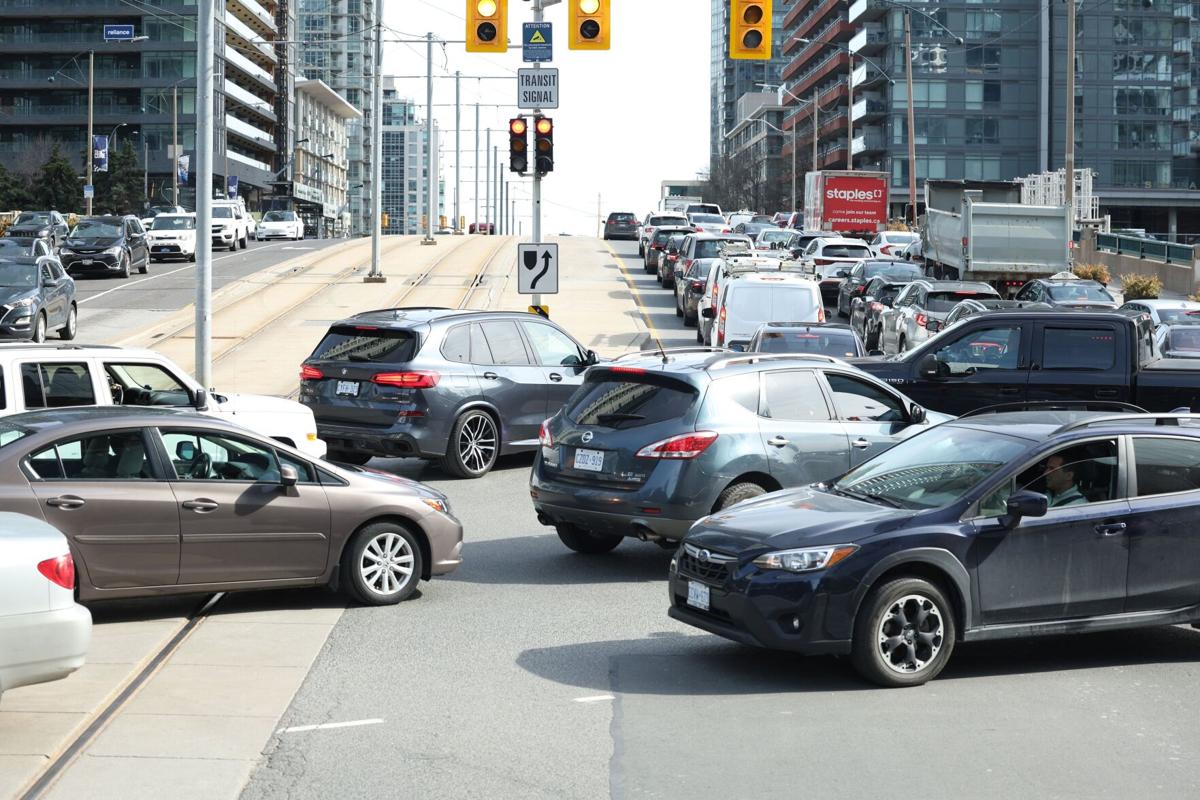Drivers blocking an intersection is a key cause of Toronto’s traffic misery. So why don’t they crack down on it?