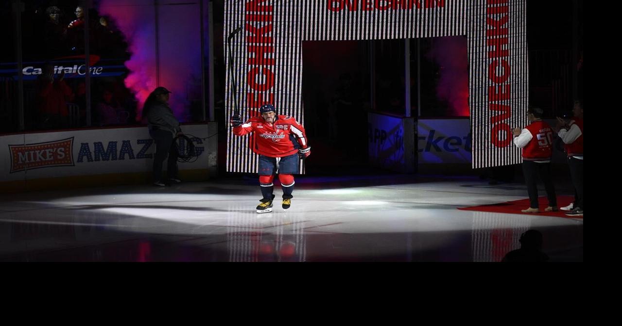 Alex Ovechkin is shifting to right wing for the Capitals' second game of the season