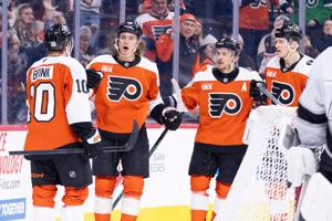 Matvei Michkov scores in overtime to give the Flyers a 3-2 win over the Rangers