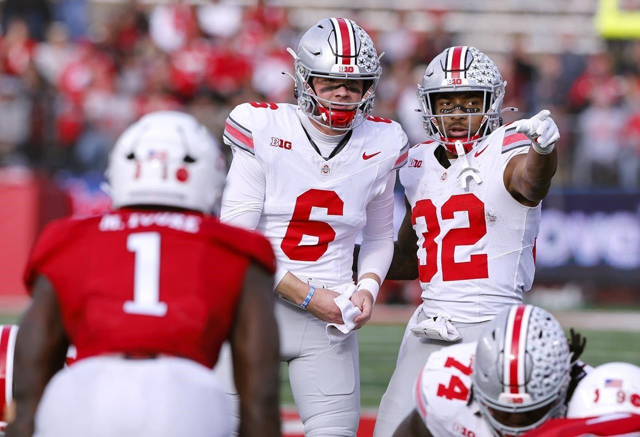 Ohio State remains No. 1, followed by Georgia, Michigan, Florida