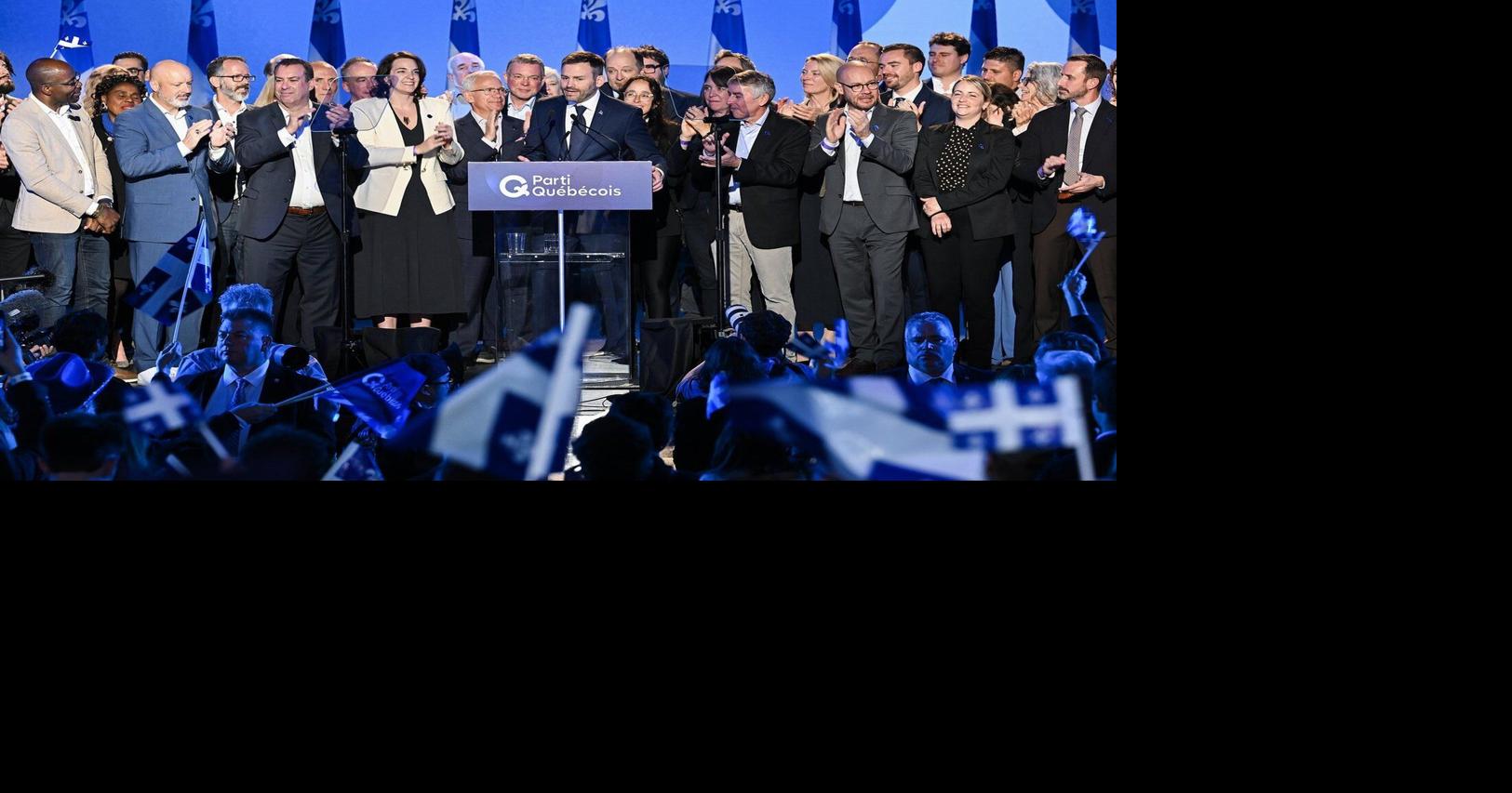 Fifty-nine Parti Québécois members swear oath at provincial legislature