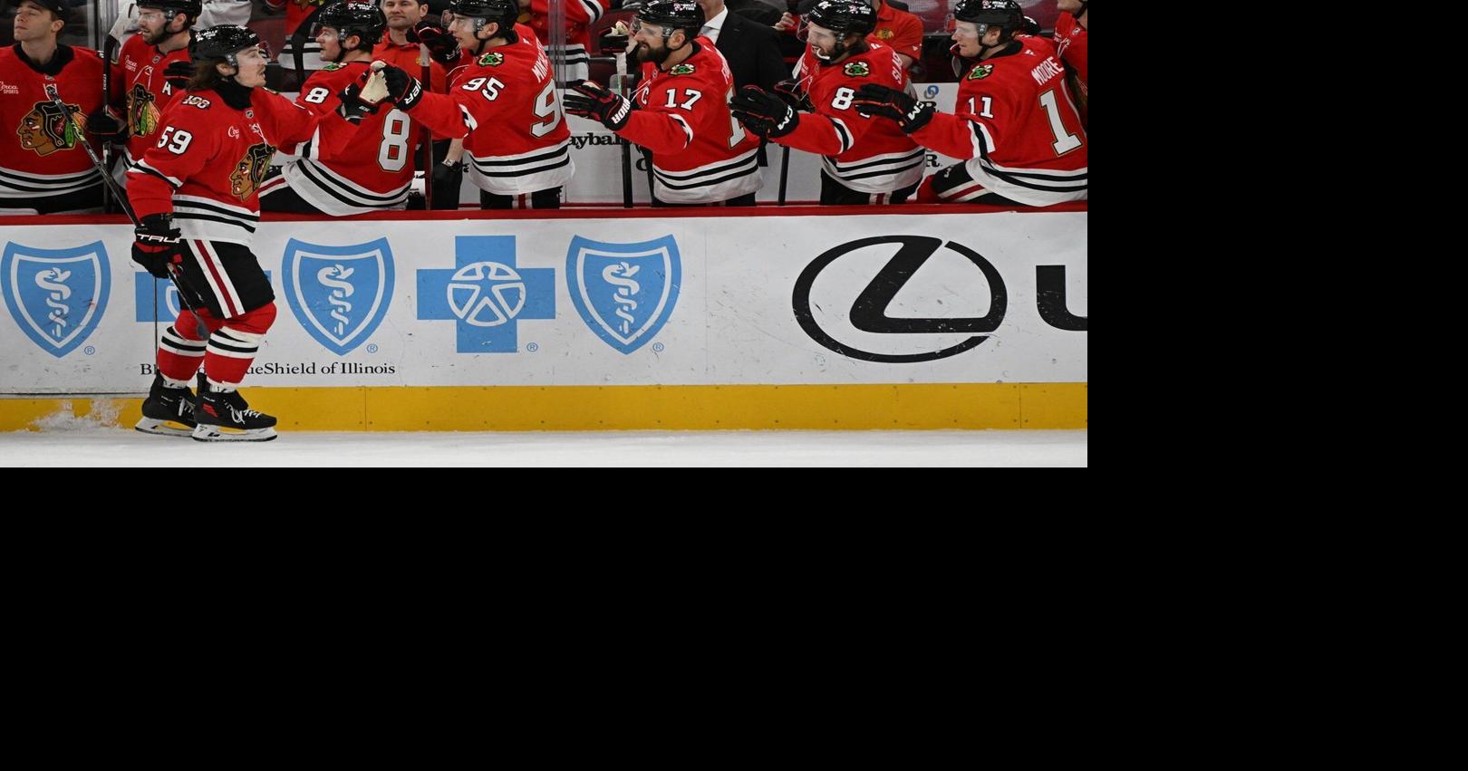 Tyler Bertuzzi completes hat trick in OT in Blackhawks’ 3-2 victory over Golden Knights