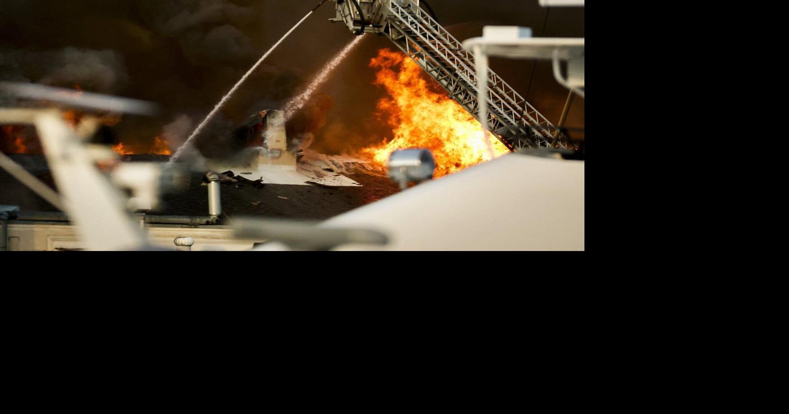 Fire destroys a lab building on a University of South Florida campus